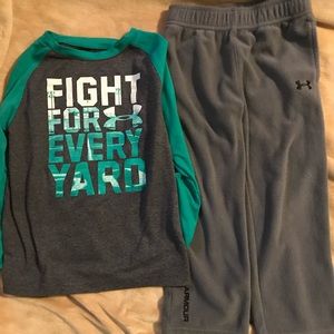 Little boys shirt and pants .